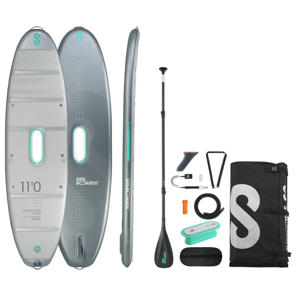 PADDLE ELECTRIQUE SIPABOARDS DRIVE ALLROUNDER SILVER