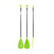 PAGAIE SUP JOBE ALUMINIUM VERT 3 PCS